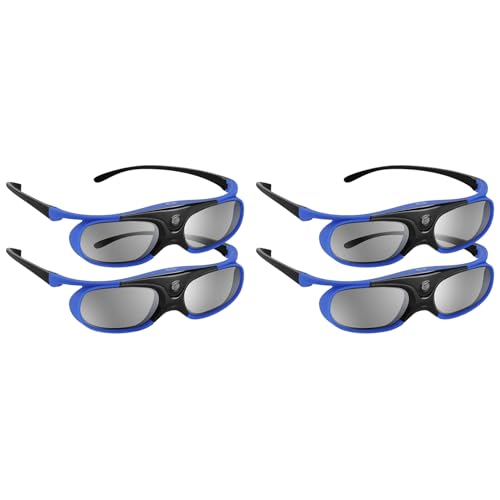 Lunettes 3D actives DLP-Link rechargeables USB compatibles projecteur W1070 W700