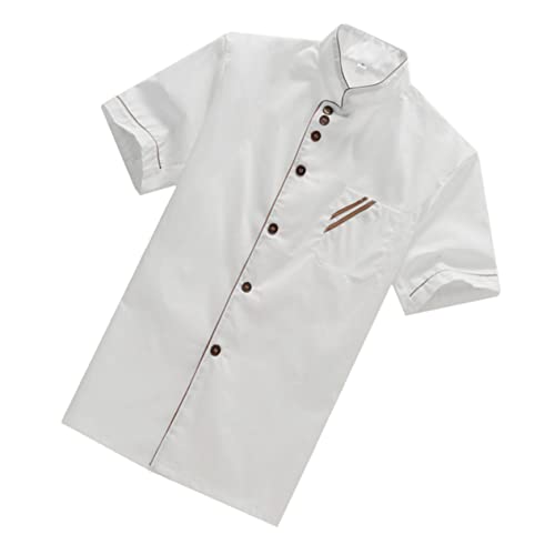 FOMIYES Restaurant Chefs 'short Chef Clothing Breathable Easy to Wash Uniforms
