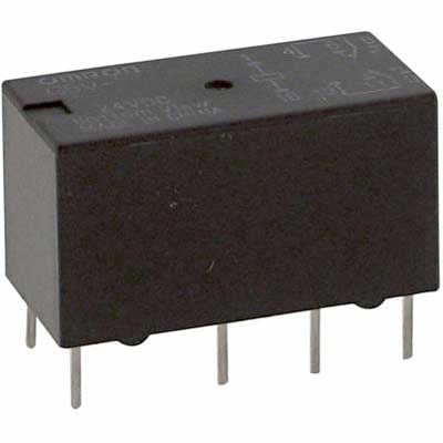 G5V-2-H1 DC24, Relay, DPDT, 125 VAC 0.5 A, 24 VDC 1 A, 24 VDC Coil, 500 VAC, G5V Series