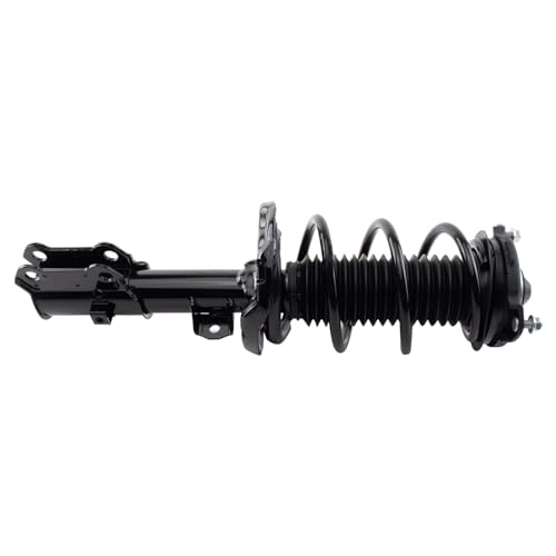 Image of TRQ Front and Rear Complete Strut Assembly & Shock Absorber Kit Complete Strut & Coil Spring Assembly Compatible with 2017-2020 Hyundai Elantra Korea Built Models
