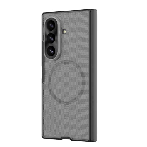 Image of Nillkin Case for Samsung Galaxy Z Fold 8 Ultra (8.0 inch Inch) Super Frosted Shield Fold Magnetic 180 Folding 360 Protection Transparent Black Color