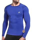 MEETYOO Compression Shirts for Men, UPF 50+ UV Swim Shirts, Long Sleeve/Short Sleeve Running...
