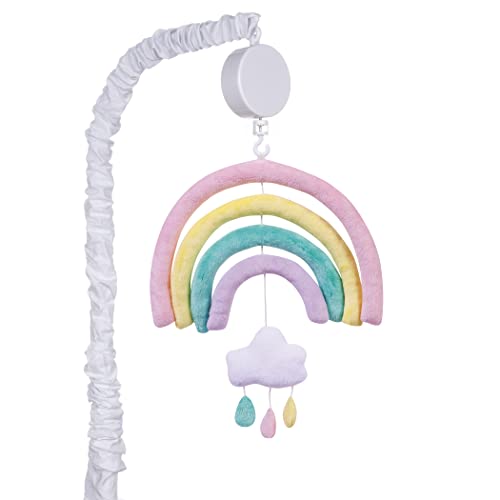 Trend Lab Rainbow Baby Crib Mobile with Music, Crib Mobile Arm Fits Most Standard Crib Rails