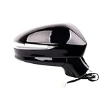 para Toyota para Crown 2015-2018 Conjunto de Espejo retrovisor Lateral con Plegado automático, Intermitente, calefacción y Marcha atrás