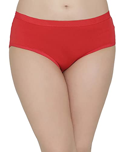 Image of SONA Women's Soft Cotton Inner Elastic Plain Daily Use Hipster Panties