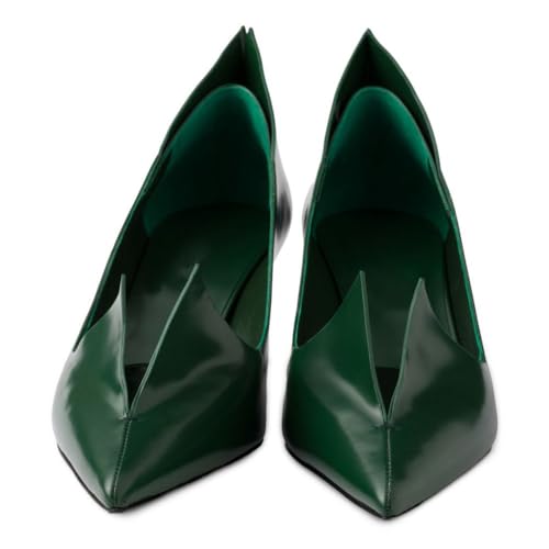 Women's Pointed Toe Pumps Glossy Patent Leather Dress Sandals Elegant Stiletto High Heels for Wedding Party Office Prom Shows3