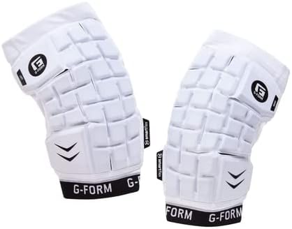 G-Form Unhinged Lacrosse Arm Pads (1 Pair), White, Adult XL