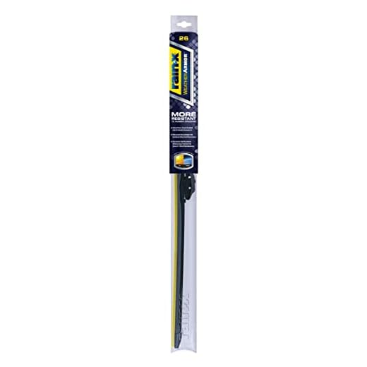 Rain-X 830226 WeatherArmor Beam Wiper Blades, 26 Inch Windshield Wipers (Pack of 1), Automotive Replacement Windshield Wiper Blades With Industrial Grade Synthetic Rubber Squeegee