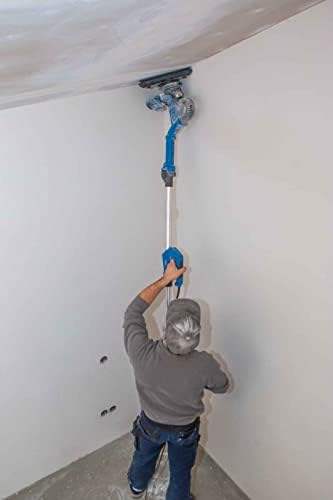 Bild 6 - scheppach Trockenbauschleifer DS930 (Langhals Wand-Deckenschleifer mit 710 W, Ø 215 mm, teleskopierbar, neigbar) - inkl. Schleifscheiben, Absaugadapter/Schlauch