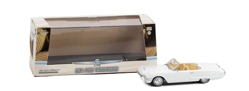 Greenlight 1:43 1964 Thunderbird Convertible - Wimbledon White miniatura 1