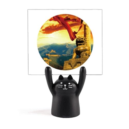 Mémo ruban chat noir mignon idée cadeau originale pour passionnés