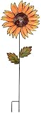 Laygo Shop Flower Garden Stake Decorative Flower Yard Stake, 36" Inches Metal Sunflower Yard Art Dec