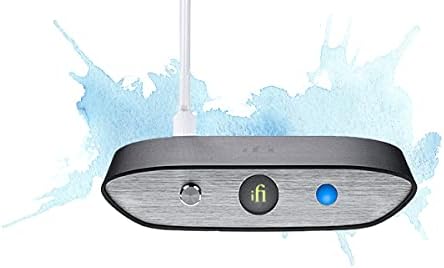 iFi Zen Blue V2 - HiFi Bluetooth 5.0 Receiver Desktop DAC for Streaming Music to Any Powered Speaker, A/V Receiver, Amplifier - Outputs - Optical/Coaxial/SPDIF/BRCA / 4.4 Balanced (US Version)