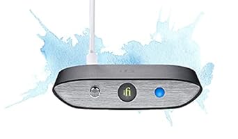 iFi Zen Blue V2 - HiFi Bluetooth 5.0 Receiver Desktop DAC for Streaming Music to Any Powered Speaker, A/V Receiver, Amplifier - Outputs - Optical/Coaxial/SPDIF/BRCA / 4.4 Balanced (US Version)