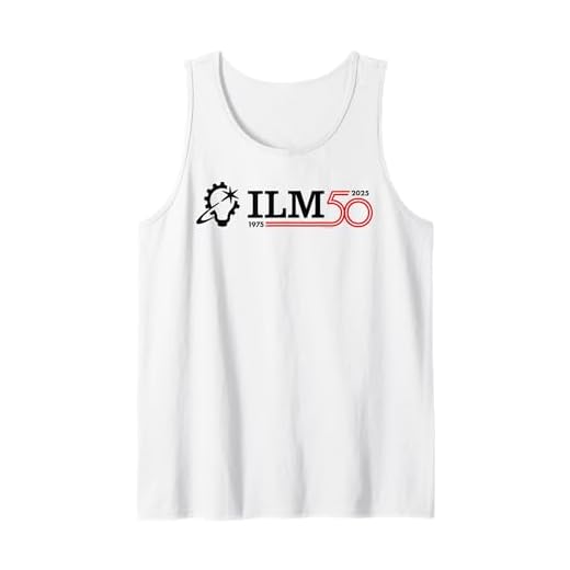 Lucasfilm ILM 50th Anniversary Industrial Light & Magic Logo Tank Top