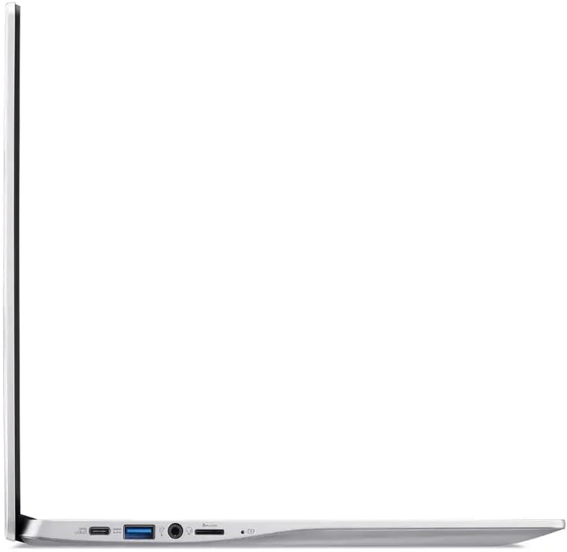 acer Chromebook 315 Laptop, 15.6" HD Laptop, Intel Pentium N6000, 4-Core, 4GB LPDDR4X, 128GB eMMC, Webcam, WiFi 6, Chrome OS, Protective Sleeve, Silver, TWE 64GB Micro SD Card