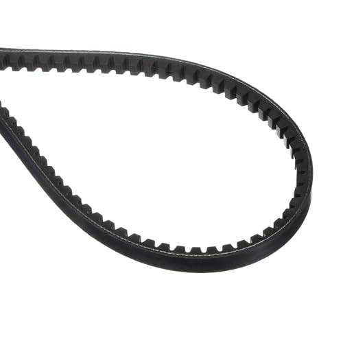 uxcell BX26 EPDM V-Belt, Raw Edge Cogged V Belt, 0.67" W x 26" Li