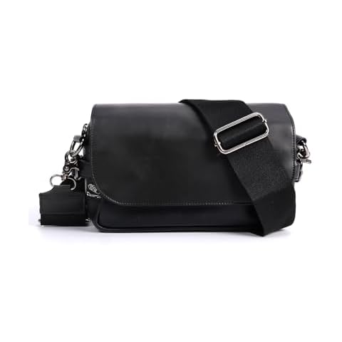 MEISEY Men's Anti-theft Leather Crossbody Bag Cover