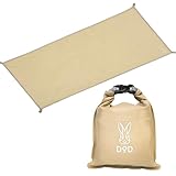 DOD(ディーオーディー) ウサンポレジャーシート S 2人掛け 軽量60g パッカブル 撥水 70Dナイロン コンパクト レジャーシート フェス キャンプ 公園 LE1-250 メンズ レディース ユニセックス LE1-250-TN