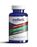Medfertil for Men Dietary Supplement (90 ct) with L-Carnitine, Vitamin C, E, B12, Folate, Zinc, Sele
