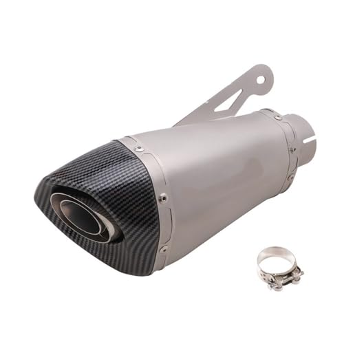 Silencieux d'échappement moto 60 mm en acier inoxydable avec DB killer amovible pour S1000RR