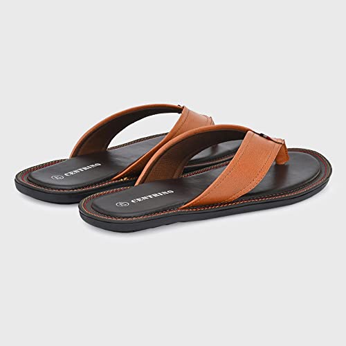 Image of Centrino Men's Slipper |Flip-Flop Slippers | Luxurious Comfort Every Step | Slip-On Ease, Minimalist Design | Perfect for Beach Days, Poolside Lounging, and Casual Wear (1302)