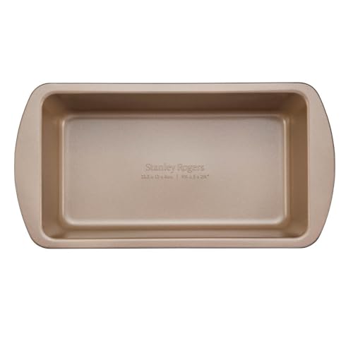 Stanley Rogers Ceramabake Healthy Non-Stick Ceramic Medium Loaf Pan, Baking Tin, Bake Without PFAS, PTFE, PFOS, PFOA, Cadmium & Lead, 23.5x13x6cm