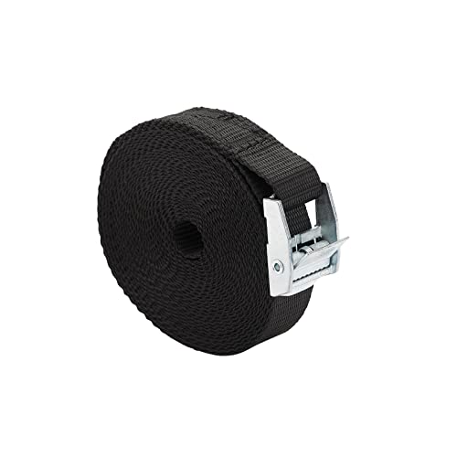 5 Pack Kayak Tie Down Straps, Lashing Straps With Buckles For Bike, Luggage, And Cargo (16.4 Ft, Black) #TOP5