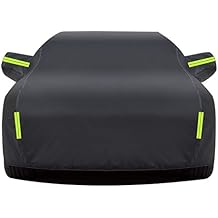 Car Cover Waterproof All Weather for Automobiles Compatible with Mercedes-Benz M-Class ML270 CDI 5-Door SUV 1998-2005[W163], Dustproof Full Exterior Covers with Zipper Cotton Auto Cover