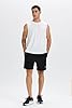 Rane Sports Men's Sleeveless Shirt Workout Training Tank Top Gym Quick-Drying Running Athletic Muscle Shirt White L #2