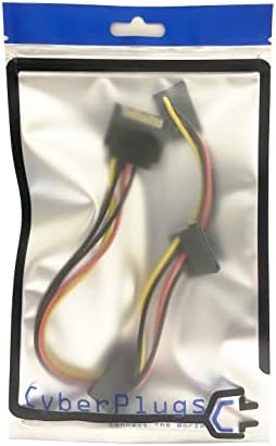 HDD 電源ケーブル SATA(15ピン) 3分岐ケーブル シリアルATA×3 電源分岐ケーブル Cyberplugs