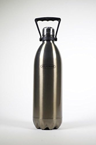 Atlasware Stainless Steel Hot and Cold Vacuum Bottle (Blue, 2000 ml)