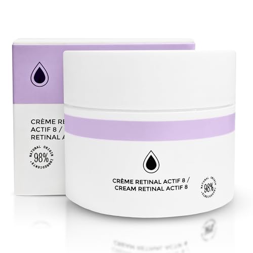 SKINEANCE • Nº 1: Retinal + Vitamina C • Innovación antienvejecimiento • Crema facial orgánica 50 ml • Vegano • Alta dosis retiniana • 98% natural • Efecto 8 en 1 • Fuerte efecto antiarrugas