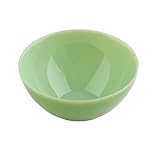 TableCraft 12220 Jadeite Glass Collection Round Single Serve Bowl, 16 oz, Vintage-Style Milk Green Glass, Classic Design, Dishwasher & Microwave Safe, 5.75” x 5.75” x 2.5” – Tabletop Serveware