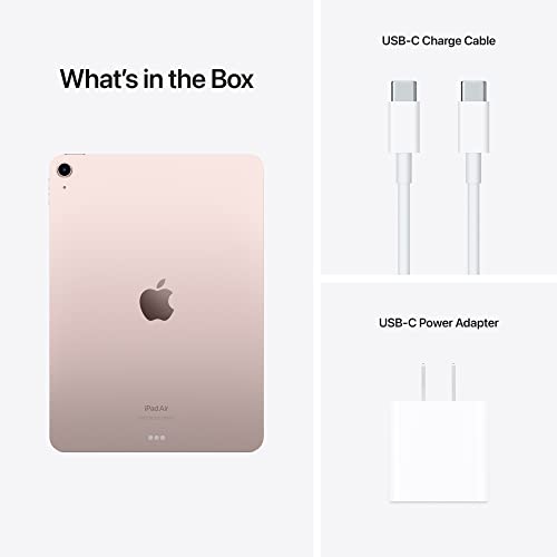 Image of 2022 Apple iPad Air (10.9-inch, Wi-Fi, 256GB) - Pink (Renewed)