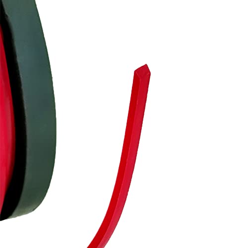 Turfson 5-Pound Commercial Square .155-Inch String Trimmer Line In Spool, Red #TOP6