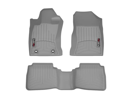 WeatherTech Custom Fit FloorLiners for Subaru Outback - 1st & 2nd Row (461970-1-2), Grey