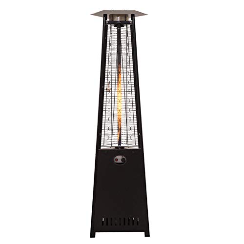ANAIUCY Outdoor Floor Standing Patio Gas Heater, Pyramid Propane Heater with Wheels Moveable for Indoors and Outdoors