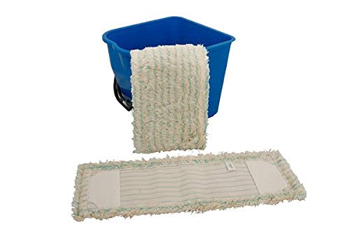 Juego de Mopa Profesional de 50 cm - 4 Fregonas para Suelos y Parqué | Incluye mopas de chenilla para limpieza en seco y húmedo, ideal para laminado, azulejos, plástico y gres porcelánico.