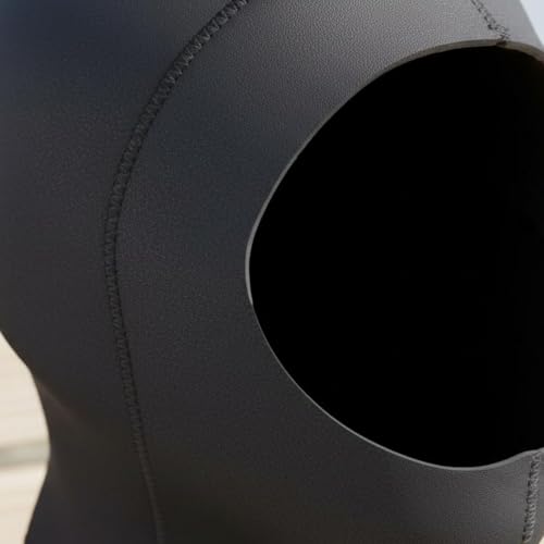 Cagoule plongée protection thermique et bonnet surf noir