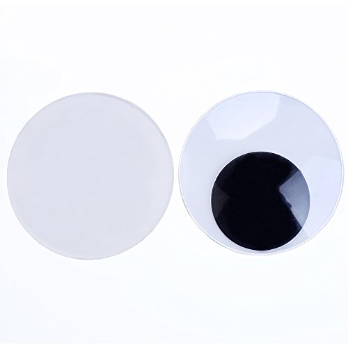 Decora 4 Inch Giant Plastic Wiggle Googly Eyes With Adhesive Set Of 2 #TOP3