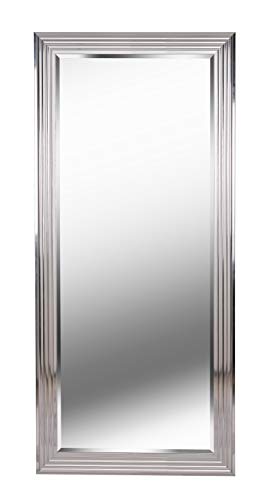 Kenroy Home Modern Tall Mirror ,66 Inch Height, 30 Inch Width, 1 Inch Ext with Chrome