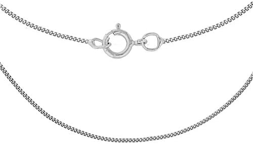 Carissima Gold Women's 9 ct Gold 0.8 mm Diamond Cut Curb Chain Necklace
