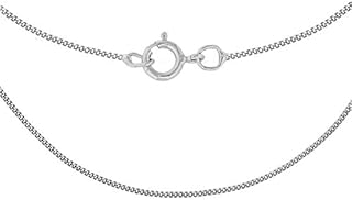 Carissima Gold Women's 9 ct Gold 0.8 mm Diamond Cut Curb Chain Necklace