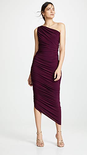 Norma Kamali Women's Diana Gown, Plum, Purple, L #TOP4