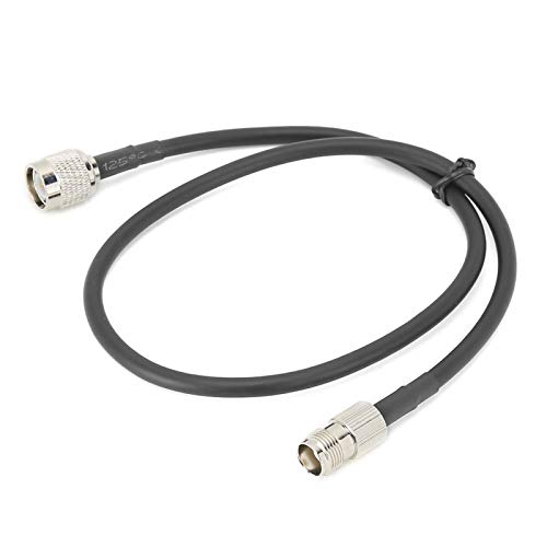 Cabo coaxial macho para fêmea TNC, cabo de extensão de antena flexível 0,5 m / 1 m para comunicações