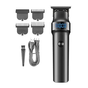 Hair Clippers for Men, Hair Trimmer Professional Men’s Hair Trimmer Rechargeable Household LED Digital Display Cordless Electric Hair Trimmer