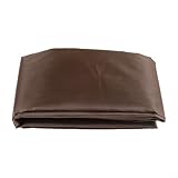 Outdoor Schaukelstuhl Baldachin und Bezug Set aus wasserdichtem Polyester schützt vor Schmutz und Sonnenlicht (164 x 114 x 15 cm, braun)