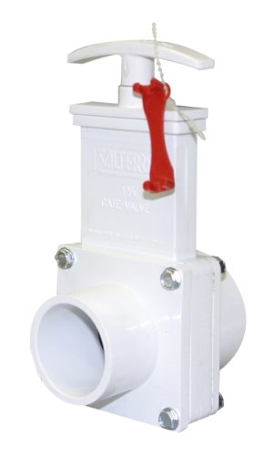 Válvula de puerta Valterra 6102X de PVC con paso completo sin obstrucciones y cierre hermético