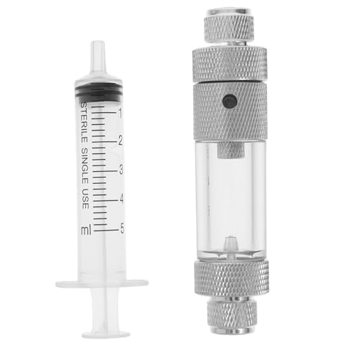 EPIGEIST アルミ合製インラインバブルカウンター チェックバルブ付き 水草水槽用炭酸ガス拡散器 水族館用添加レギュレーター 水槽管理に